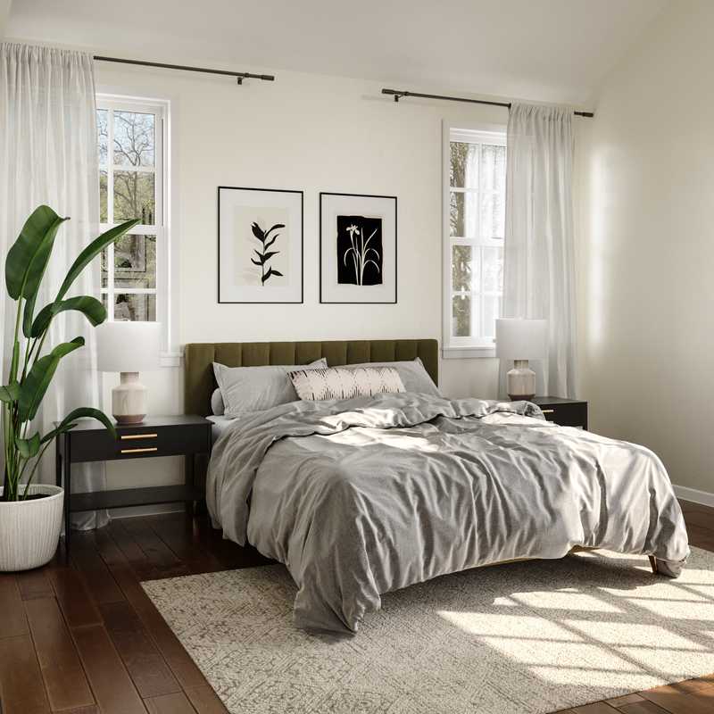 Modern, Bohemian Bedroom Design by Havenly Interior Designer Andrea