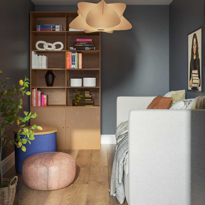 Midcentury Modern Not Sure Yet Design by Havenly Interior Designer Elizabeth