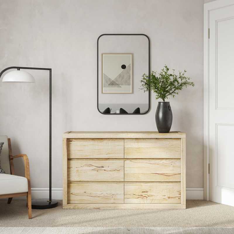 Modern, Minimal, Scandinavian Bedroom Design by Havenly Interior Designer Rebecca