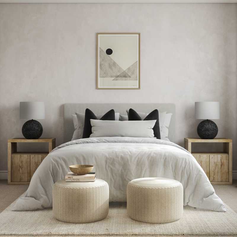Modern, Minimal, Scandinavian Bedroom Design by Havenly Interior Designer Rebecca