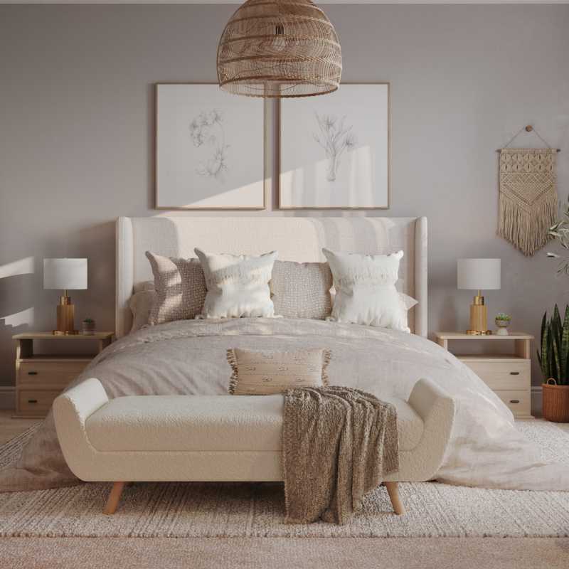 Eclectic, Bohemian Bedroom Design by Havenly Interior Designer Juliana