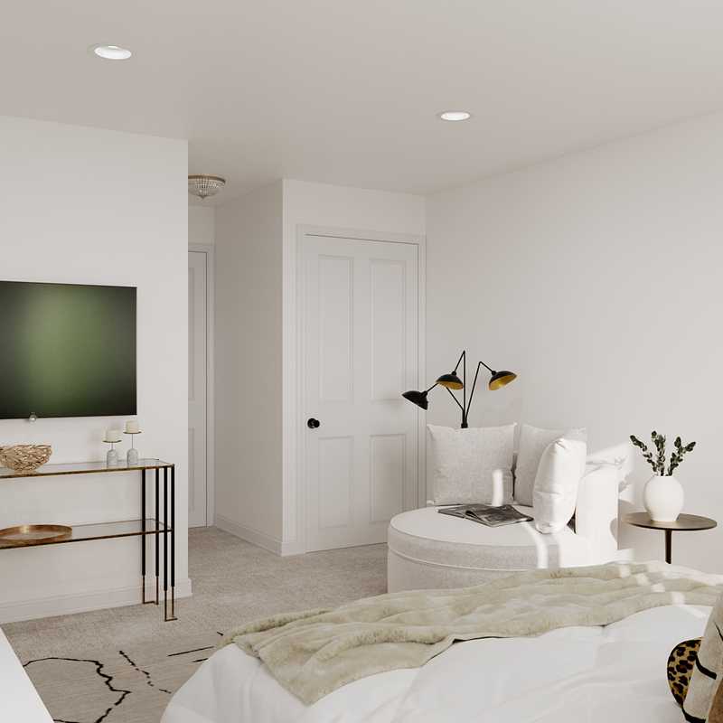 Modern, Eclectic, Glam, Vintage Bedroom Design by Havenly Interior Designer Tara