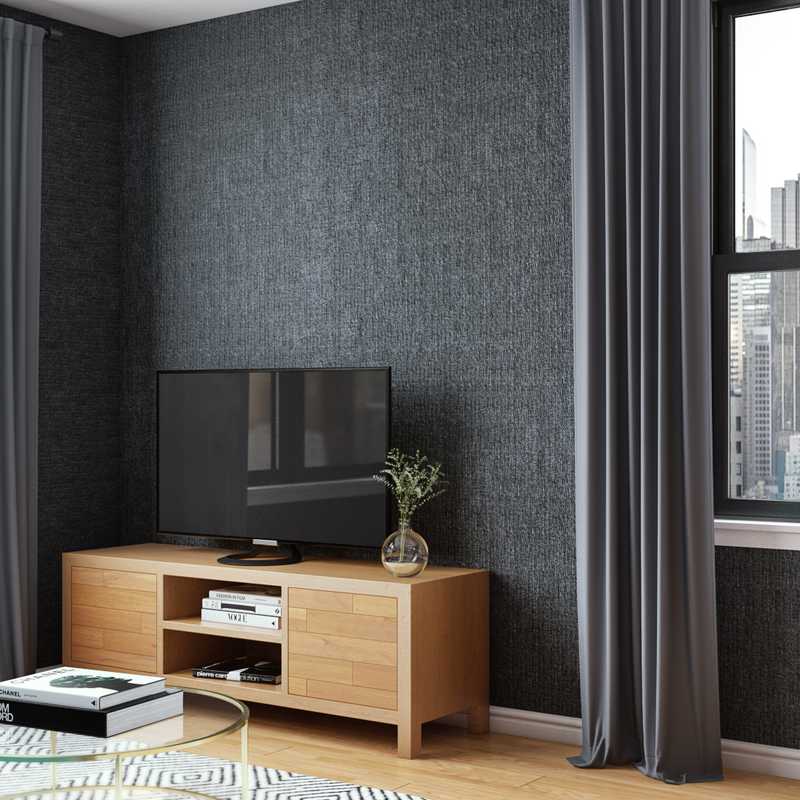 Eclectic, Bohemian Living Room Design by Havenly Interior Designer Shaun