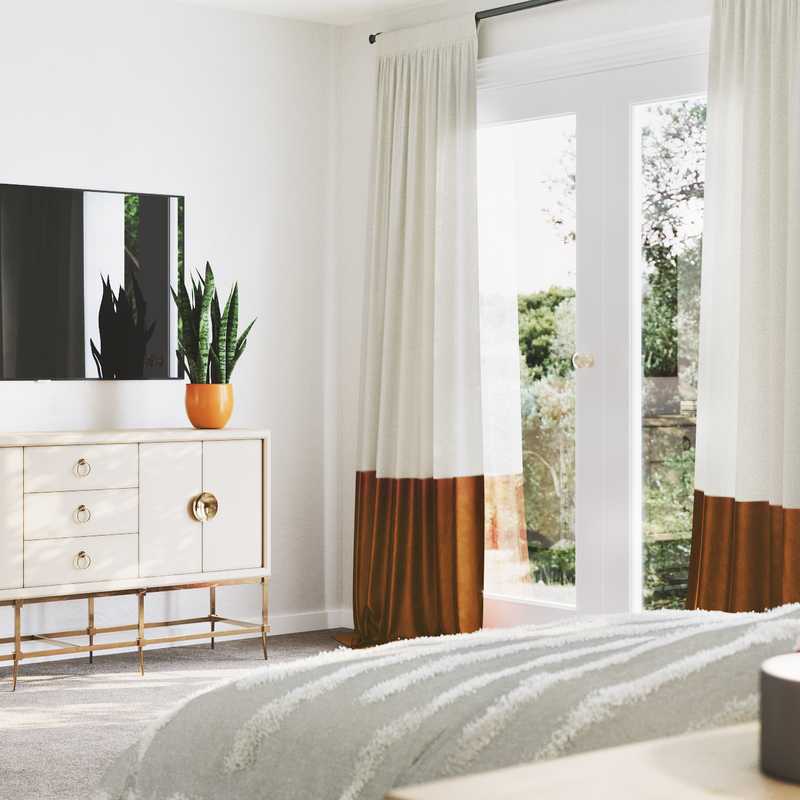 Coastal, Industrial Bedroom Design by Havenly Interior Designer Kaylee
