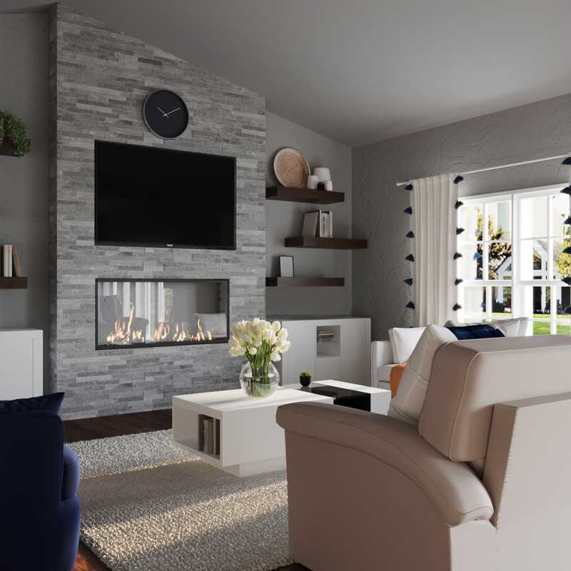 Modern, Bohemian Not Sure Yet Design by Havenly Interior Designer Katie