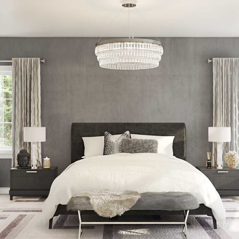 Modern, Glam Bedroom Design by Havenly Interior Designer Shaun