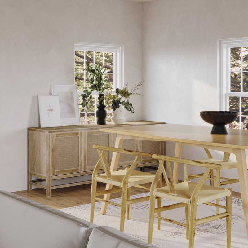 Modern, Eclectic, Bohemian Living Room Design by Havenly Interior Designer Jen