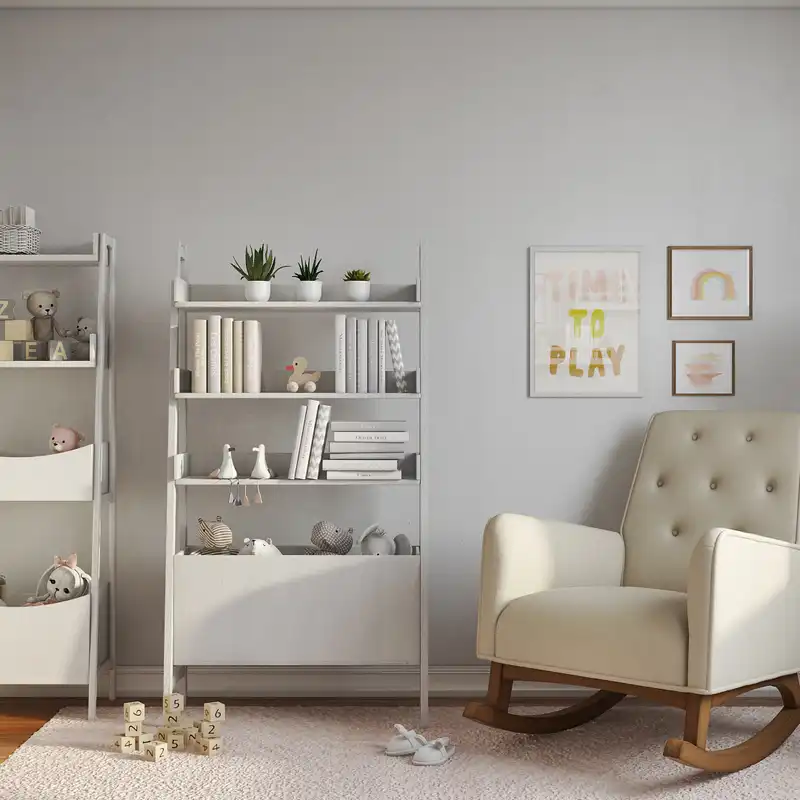 Classic, Bohemian, Minimal Nursery Design by Havenly Interior Designer Cristina