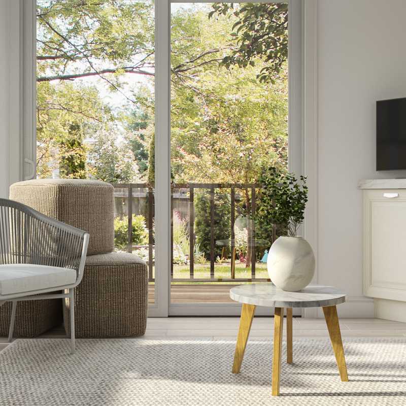 Modern, Farmhouse Living Room Design by Havenly Interior Designer Sydney