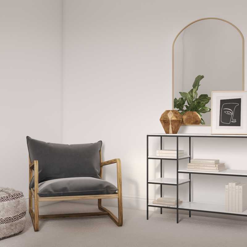 Contemporary, Modern, Minimal, Scandinavian Office Design by Havenly Interior Designer Sarah