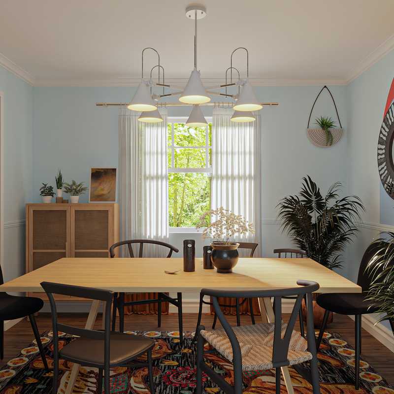 Eclectic, Bohemian, Global Dining Room Design by Havenly Interior Designer Catrina