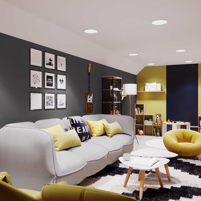 Contemporary, Industrial, Farmhouse, Southwest Inspired Not Sure Yet Design by Havenly Interior Designer Angelica