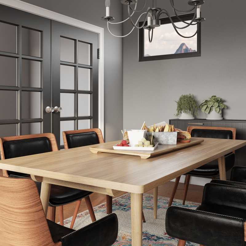 Midcentury Modern Dining Room Design by Havenly Interior Designer Shaun