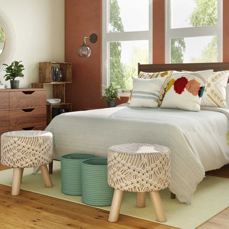 Bohemian Bedroom Design by Havenly Interior Designer Lena