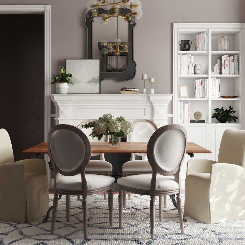 Modern, Classic Dining Room Design by Havenly Interior Designer Kate