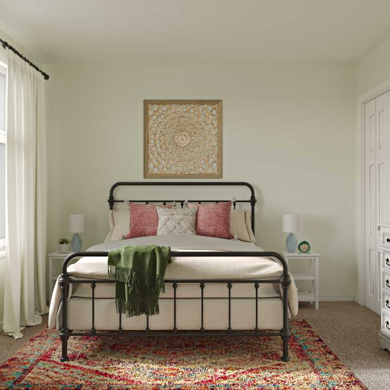 Farmhouse, Country Bedroom Design by Havenly Interior Designer Mikaela