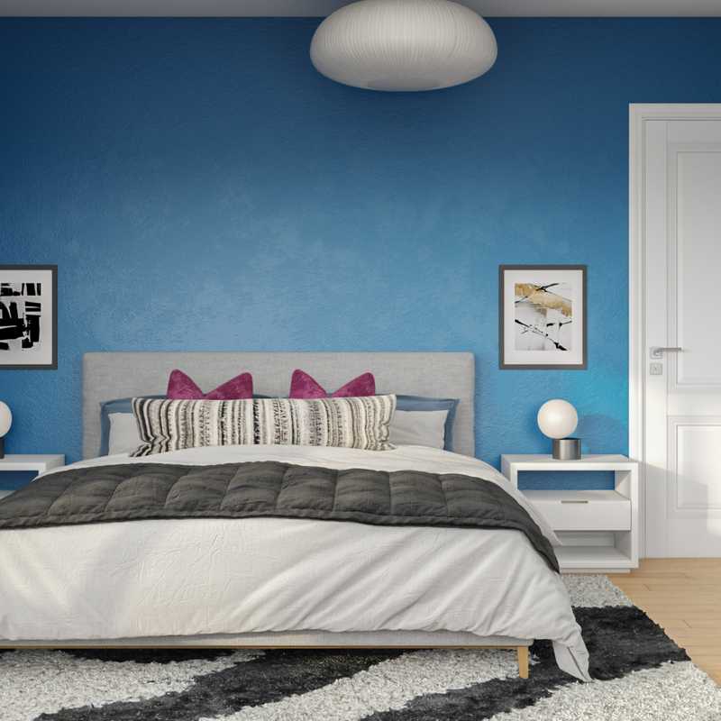 Modern, Bohemian Bedroom Design by Havenly Interior Designer Kayti