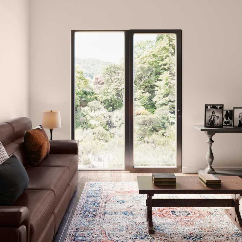 Classic, Rustic, Southwest Inspired Living Room Design by Havenly Interior Designer Carla