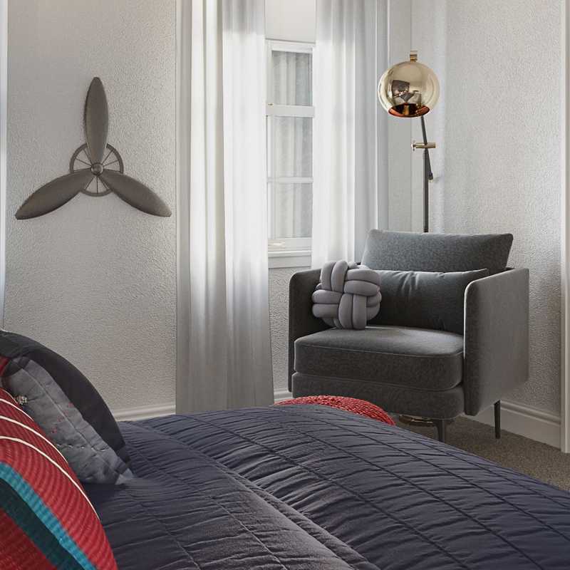 Modern, Transitional Bedroom Design by Havenly Interior Designer Aubrey