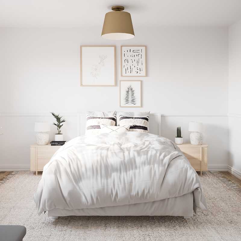 Bohemian, Midcentury Modern, Scandinavian Bedroom Design by Havenly Interior Designer Carly