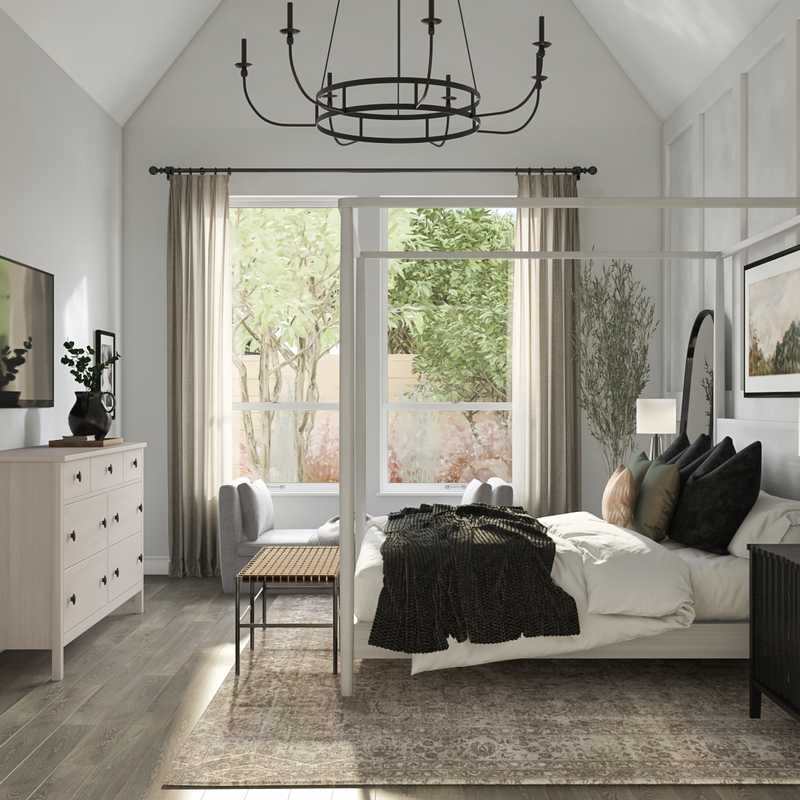 Modern, Coastal, Farmhouse, Rustic Bedroom Design by Havenly Interior Designer Nicole