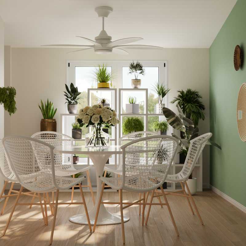 Eclectic, Bohemian Dining Room Design by Havenly Interior Designer Catrina