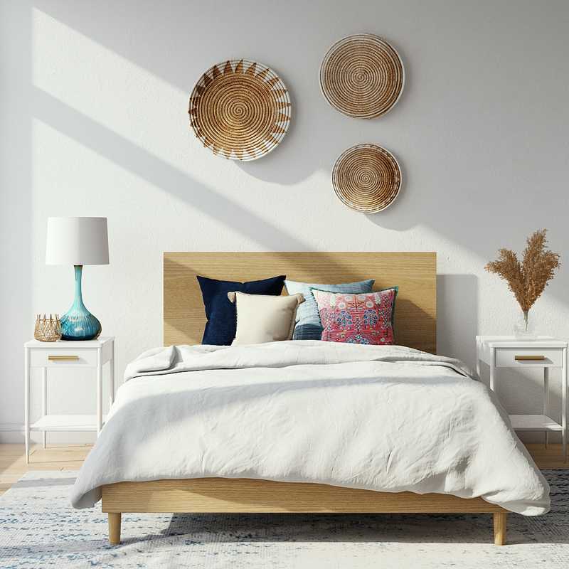 Eclectic, Bohemian, Global Bedroom Design by Havenly Interior Designer Elle