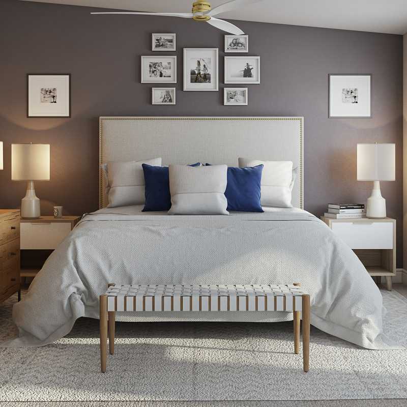Modern, Minimal Bedroom Design by Havenly Interior Designer Claudia
