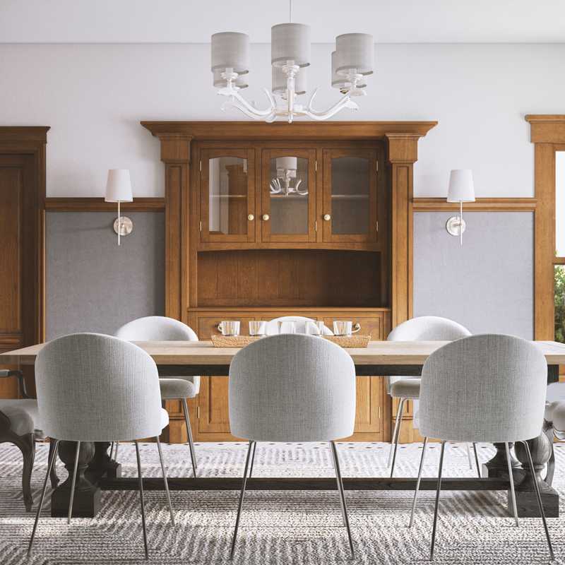 Traditional, Transitional Dining Room Design by Havenly Interior Designer Ilona