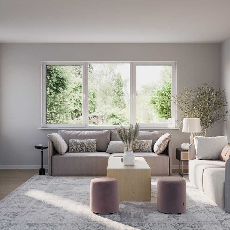 Classic, Farmhouse Living Room Design by Havenly Interior Designer Helene