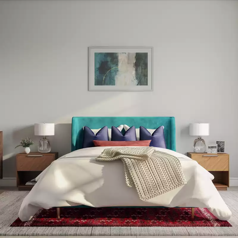 Modern, Scandinavian Bedroom Design by Havenly Interior Designer Sydney