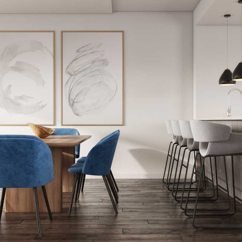 Modern, Midcentury Modern Dining Room Design by Havenly Interior Designer Gonzalo