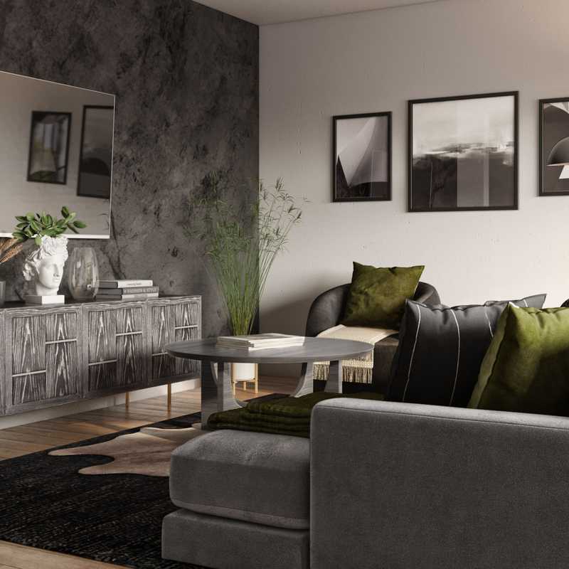 Modern Living Room Design by Havenly Interior Designer Freddi