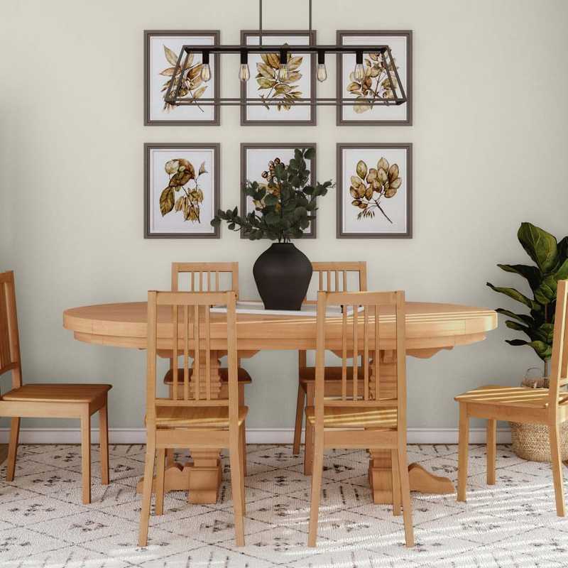 Traditional, Farmhouse Dining Room Design by Havenly Interior Designer Briana