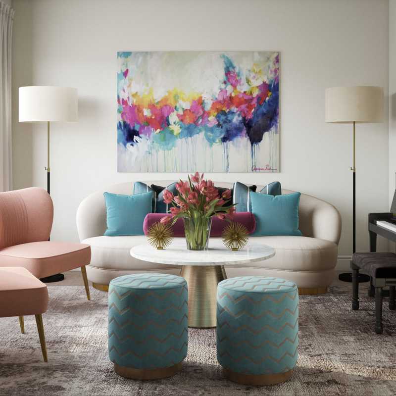 Living Room Design by Havenly Interior Designer Stacy