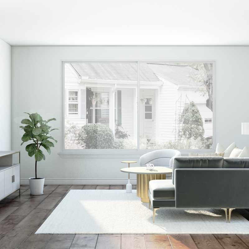 Modern, Minimal Living Room Design by Havenly Interior Designer Carly