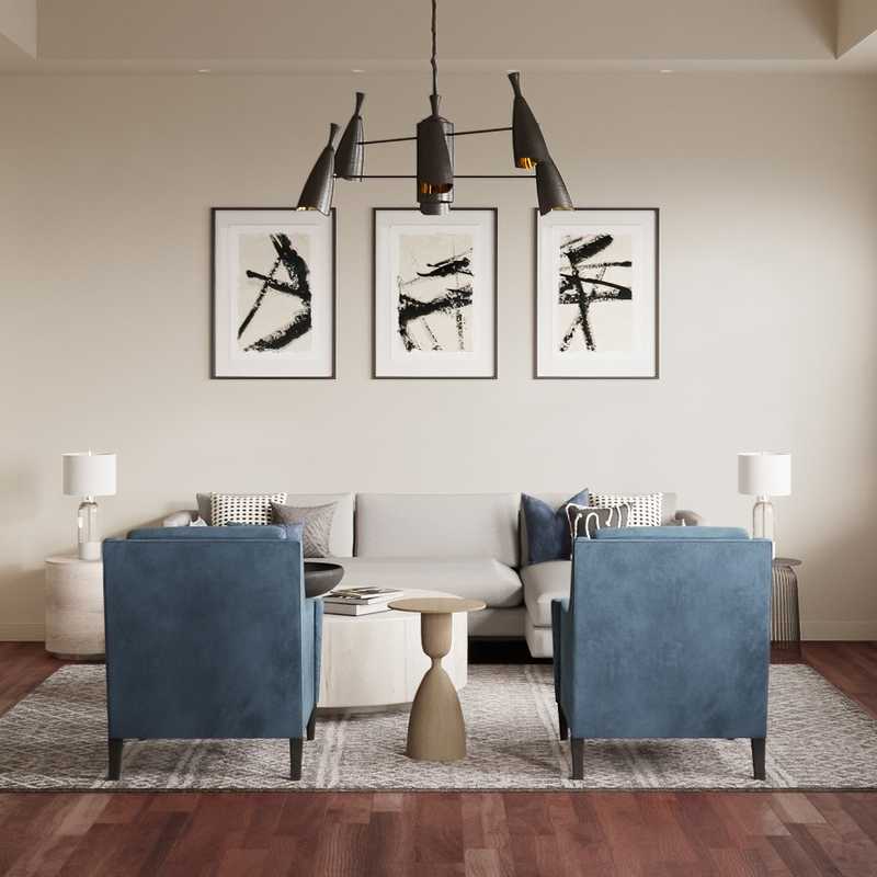 Modern Living Room Design by Havenly Interior Designer Marcelo