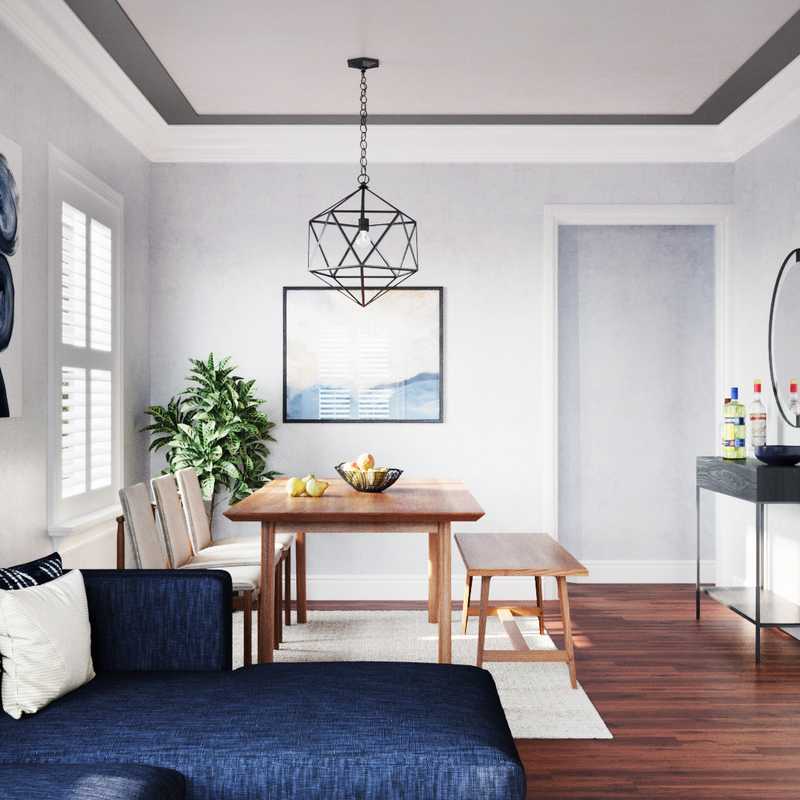 Midcentury Modern, Scandinavian Living Room Design by Havenly Interior Designer Camila