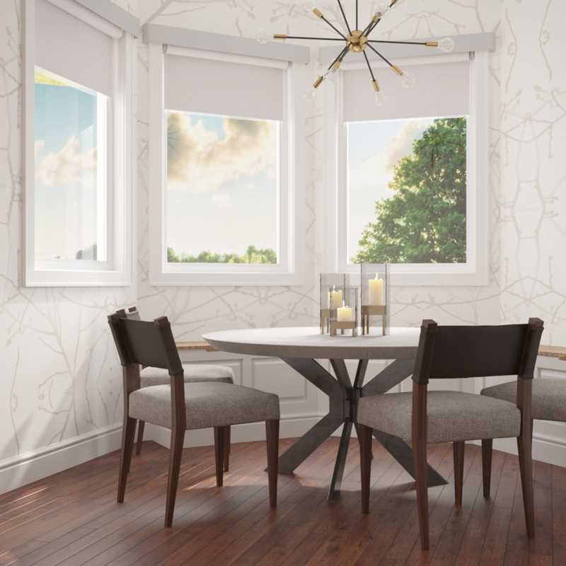 Contemporary, Modern, Transitional Dining Room Design by Havenly Interior Designer Daniela