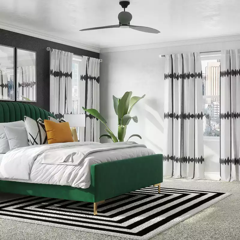 Contemporary, Modern, Classic, Glam, Minimal Bedroom Design by Havenly Interior Designer Ashley