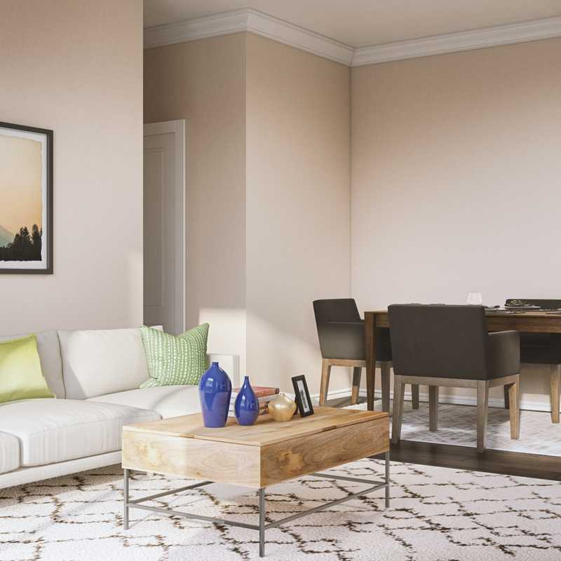 Bohemian, Scandinavian Living Room Design by Havenly Interior Designer Hadasa