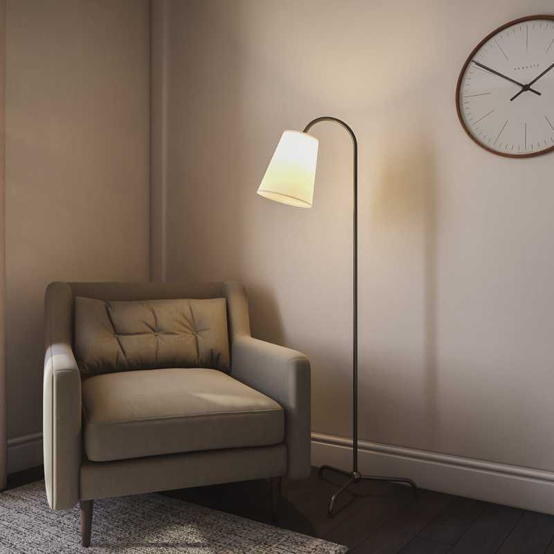 Midcentury Modern Office Design by Havenly Interior Designer Hadasa