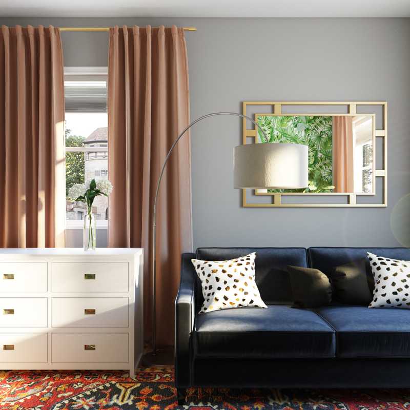 Preppy Office Design by Havenly Interior Designer Ingrid