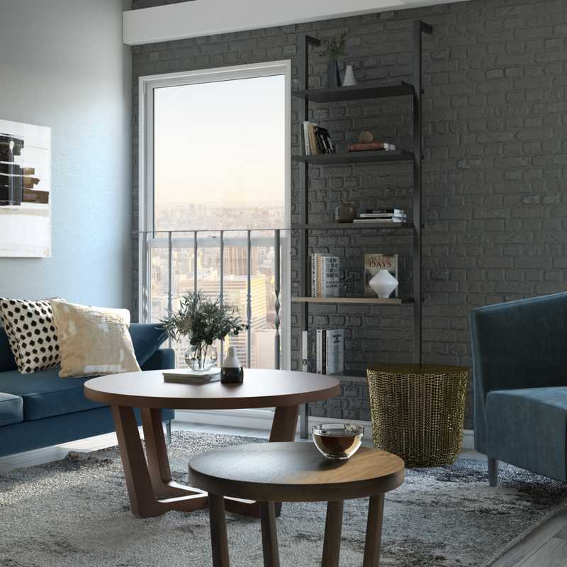 Modern Living Room Design by Havenly Interior Designer Astrid