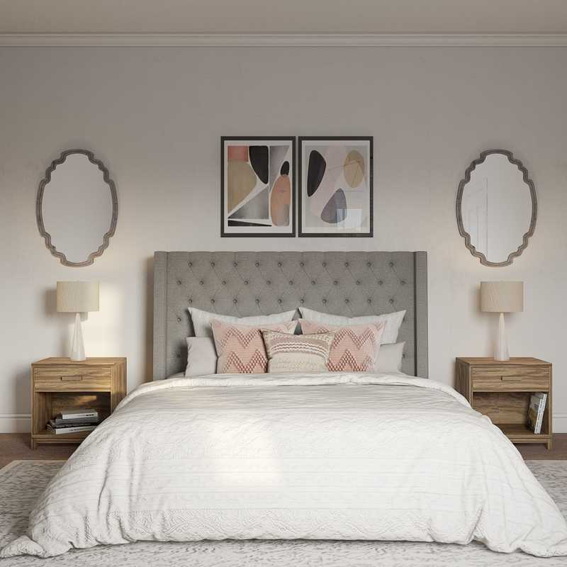 Farmhouse Bedroom Design by Havenly Interior Designer Briana