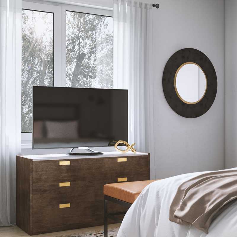 Contemporary, Bohemian Bedroom Design by Havenly Interior Designer Courtney