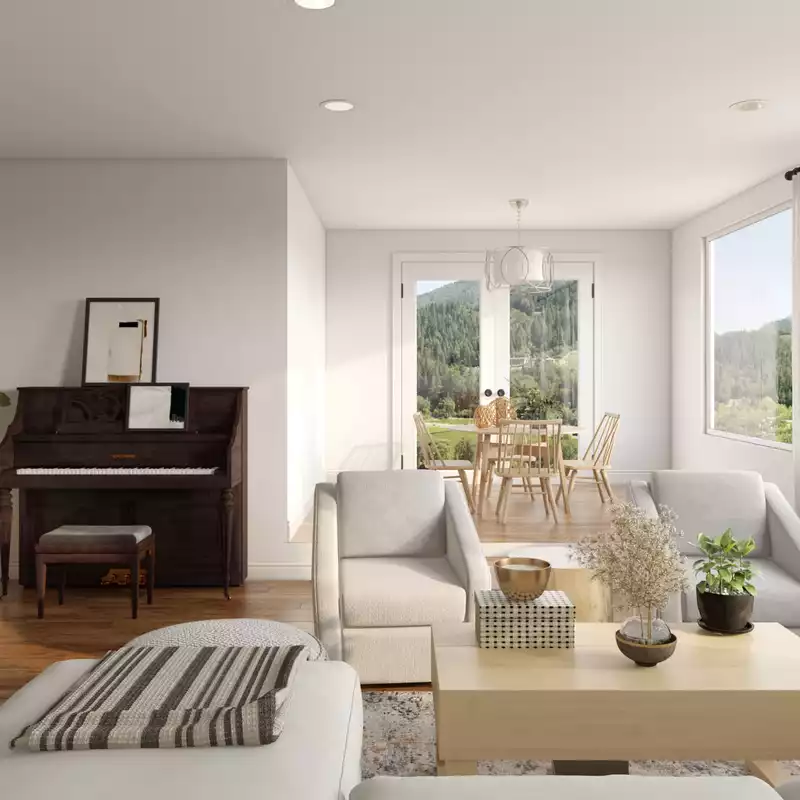 Modern, Minimal, Scandinavian Living Room Design by Havenly Interior Designer Veema