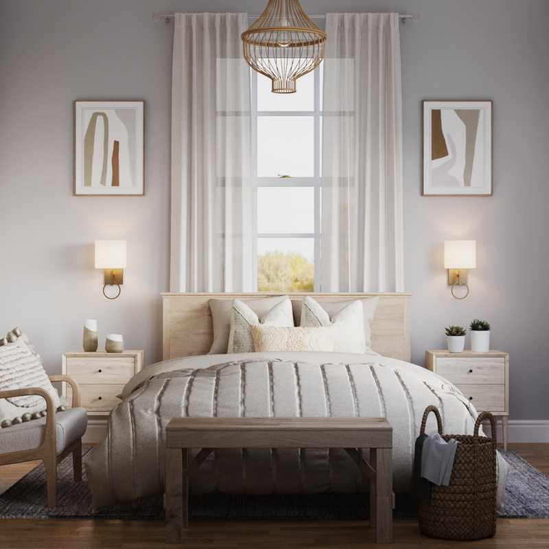 Minimal, Scandinavian Bedroom Design by Havenly Interior Designer Caitlin