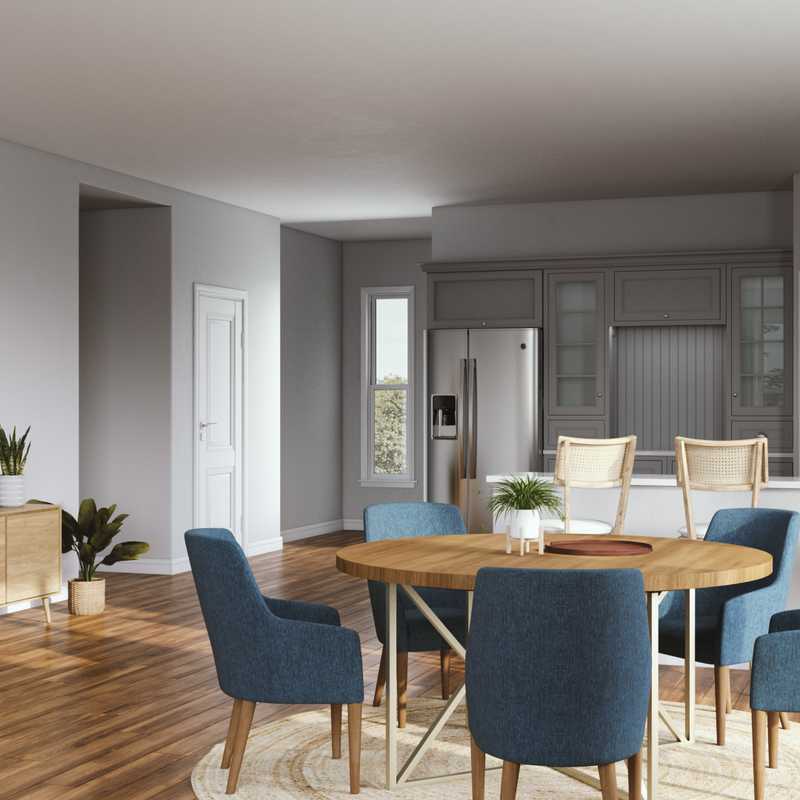 Modern, Bohemian, Scandinavian Dining Room Design by Havenly Interior Designer Lena