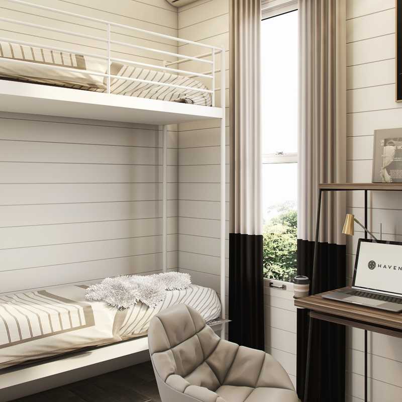 Contemporary, Eclectic, Bohemian Bedroom Design by Havenly Interior Designer Sharon
